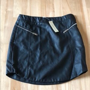 Leather skirt